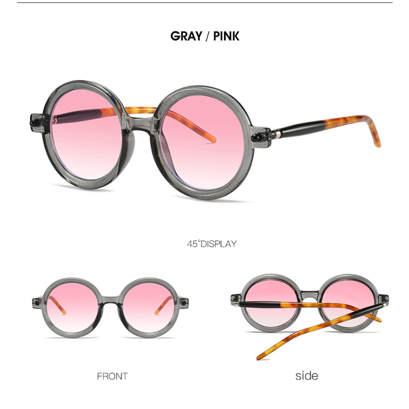 Wholesale Large Round Frame PC Sunglasses